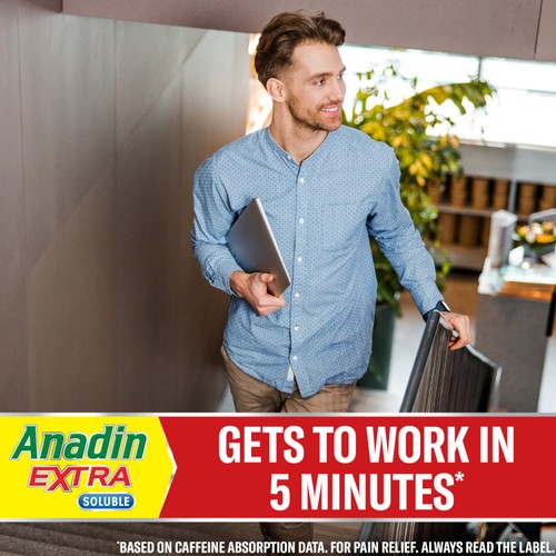 Anadin Extra Soluble Aspirin, Paracetamol, & Caffeine Tablets 12s thumbnail 3