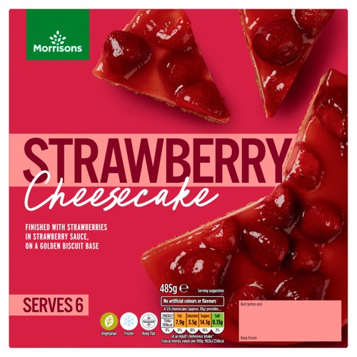 Morrisons Strawberry Cheesecake 485g