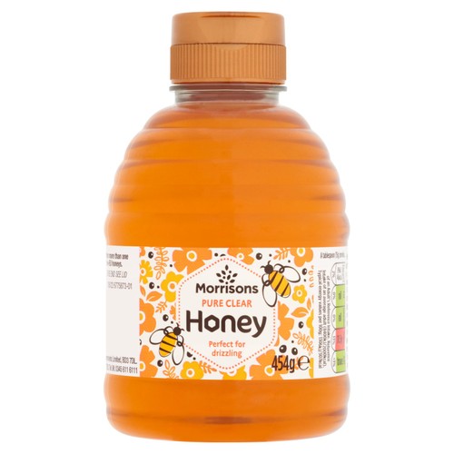 Morrisons Squeezy Pure Clear Honey 454g