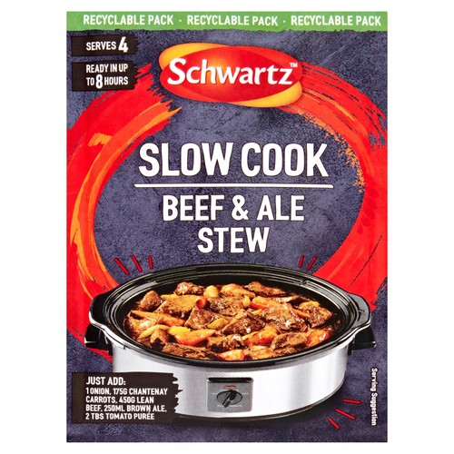 Schwartz Slow Cookers Beef & Ale Stew Recipe Mix thumbnail 2