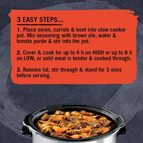 Schwartz Slow Cookers Beef & Ale Stew Recipe Mix thumbnail 4