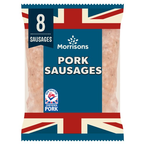 Morrisons  Butcher's Style 8 Pork Sausages 454g