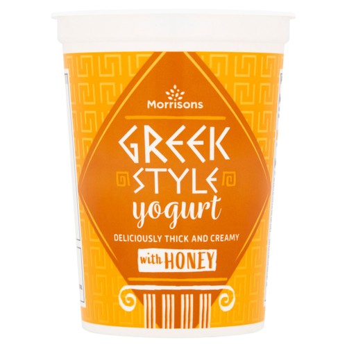 Morrisons Greek Style Yogurt With Honey 450g