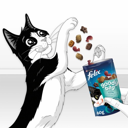 Felix Goody Bag Cat Treats Seaside Mix thumbnail 4