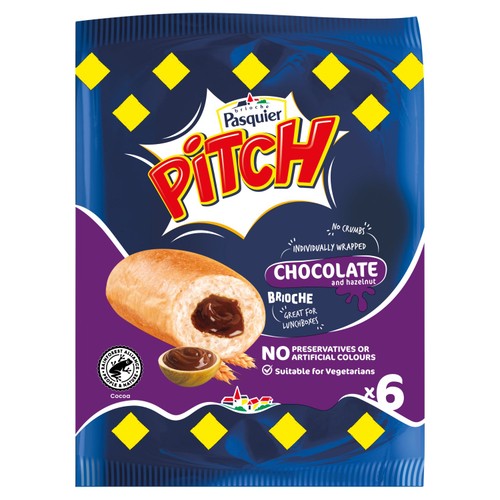 Brioche Pasquier Pitch Chocolate Flavour Filled Brioche