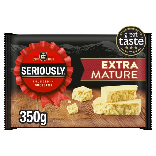 Seriously Strong Scottish Extra Mature Cheddar 350g