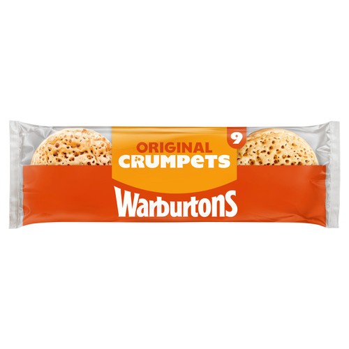 Warburtons 9 Crumpets   