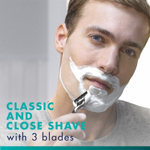 Gillette Mach 3 Razors For Men 8 Refill Razor Blades