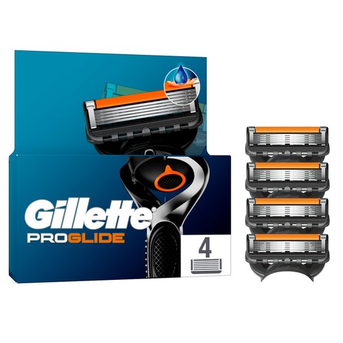 Gillette Fusion 5 ProGlide Razors For Men 4 Refill Razor Blades