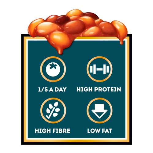 Heinz Mixed Five Baked Beans in a Rich Tomato Sauce 415g thumbnail 3