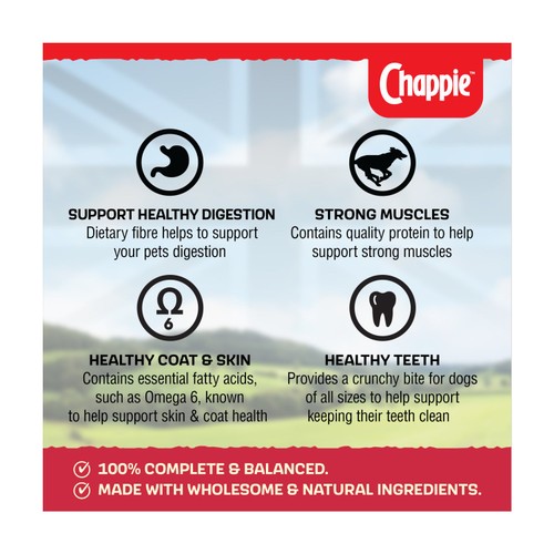 Chappie Complete Beef Adult Dry Dog Food  thumbnail 2