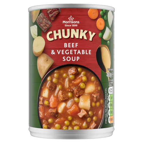 Morrisons Chunky Beef & Vegetable Soup   400g