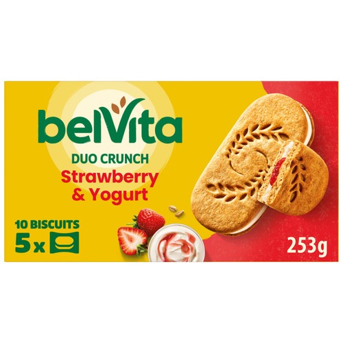 Belvita Duo Crunch Strawberry & Yogurt Cereal Snack Bars Multipack