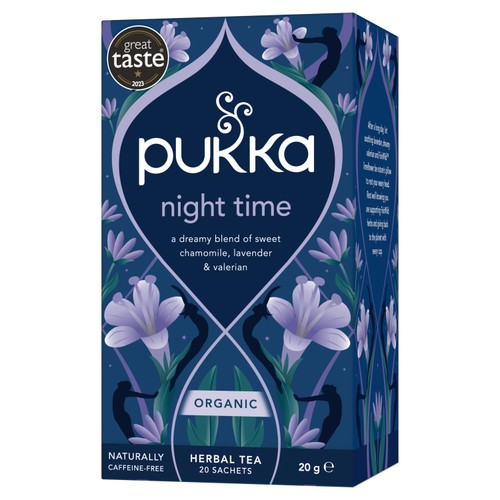 Pukka Night Time Organic Fair Herbal Tea with Valerian 20 Sachets thumbnail 2