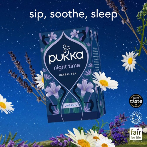 Pukka Night Time Organic Fair Herbal Tea with Valerian 20 Sachets thumbnail 5