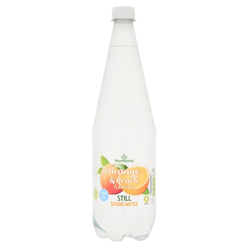 Morrisons No Added Sugar Still Orange & Peach Spring Water