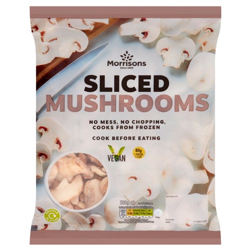 Morrisons Sliced Mushrooms 
