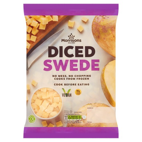 Morrisons Diced Swede   500g