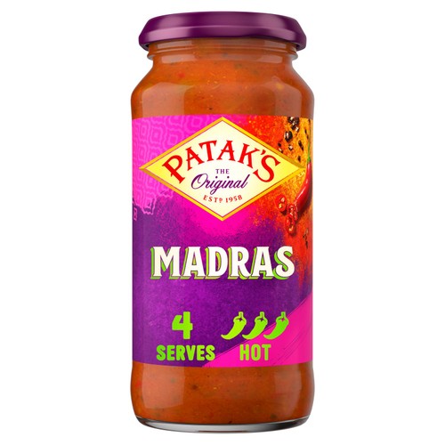 Patak's Madras Indian Curry Cooking Sauce 450g