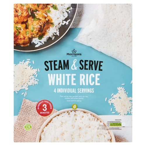 Morrisons Steam & Serve 4 White Rice