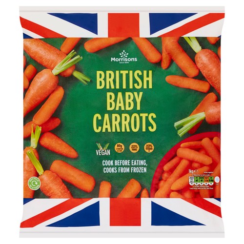 Morrisons Baby Carrots 1Kg