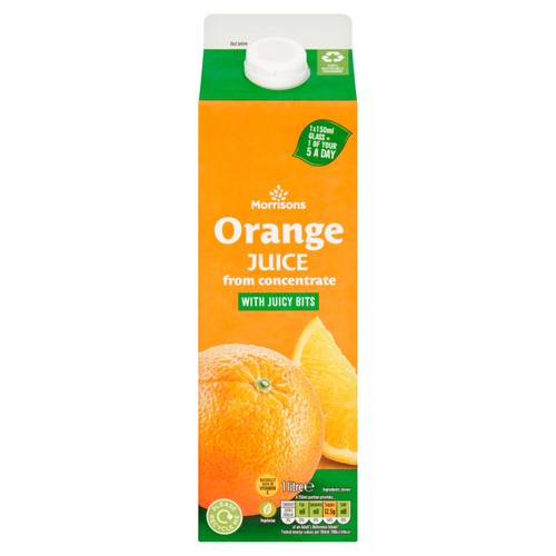 Morrisons Orange Juice from Concentrate with Juicy Bits