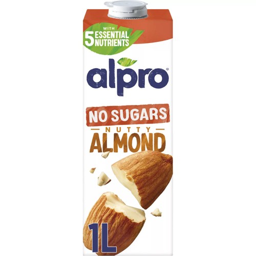 Alpro Almond No Sugars Long Life Drink 1L