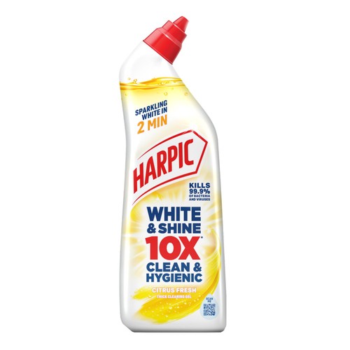 Harpic Bleach White & Shine Toilet Cleaner Citrus
