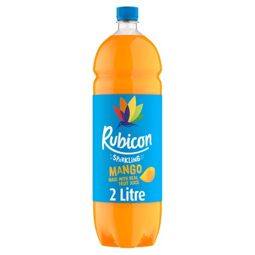 Rubicon Sparkling Mango Soft Drink Bottle 2L