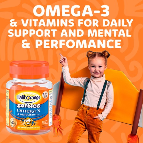 Haliborange Omega 3 Softies 30's Orange thumbnail 2