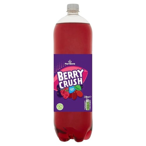 Morrisons No Added Sugar Mixed Berry Crush 2L