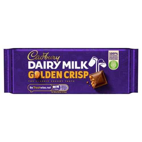Cadburys Dairy Milk Golden Crisp 54g