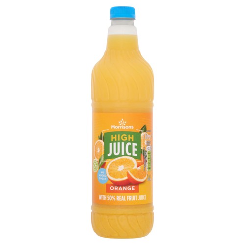 Morrisons No Added Sugar Orange High Juice Squash 1L