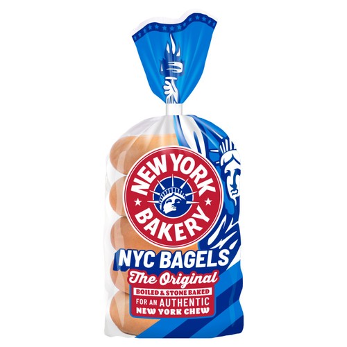 New York Bakery Co. Original Bagels 5 Pack thumbnail 2