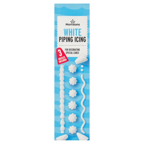 Morrisons Bright White Piping Tube