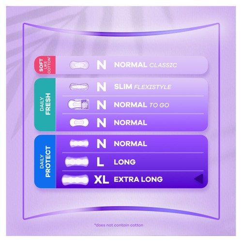 Always Dailies Extra Protect Panty Liners Long Plus 24 liners thumbnail 5