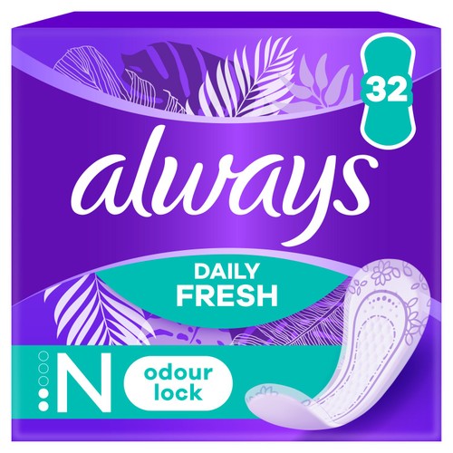 Always Dailies Fresh and Protect Panty Liners Normal