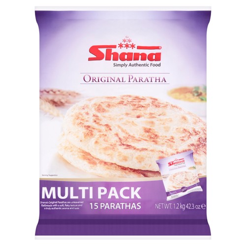 Shana 15 Original Parathas Multi Pack 1.2kg