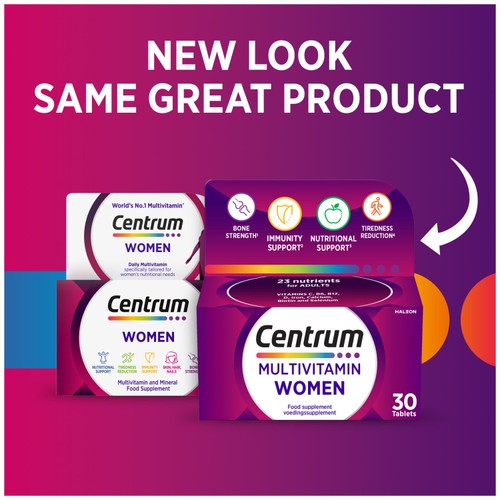 Centrum Women Multivitamins & Minerals Supplement Tablets thumbnail 2
