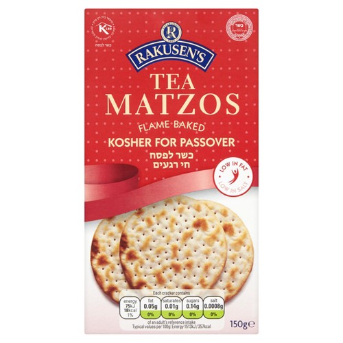 Rakusens Tea Matzos