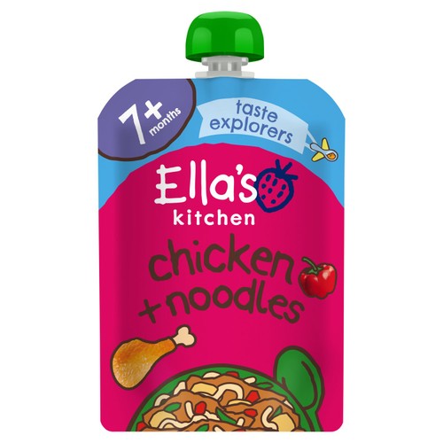 Ella's Kitchen Organic Chicken and Noodles Baby Food Pouch 7+ Months