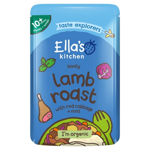 Ella's Kitchen Organic Lamb Roast Dinner Baby Food Pouch 10+ Months 190g
