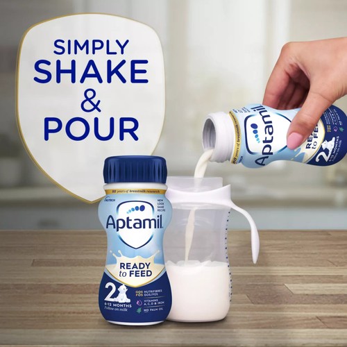 Aptamil 2 Follow On Baby Milk Formula Liquid Ready to Drink   200ml thumbnail 3