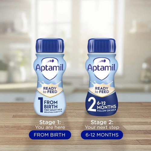 Aptamil 1 First Infant Baby Milk Formula Liquid Ready to Feed from Birth thumbnail 5