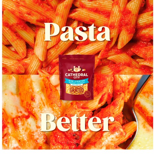 Cathedral City Grated Lighter Cheddar Cheese thumbnail 3