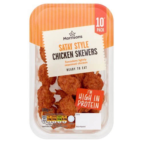 Morrisons Mini Satay Style Chicken Skewers 100g
