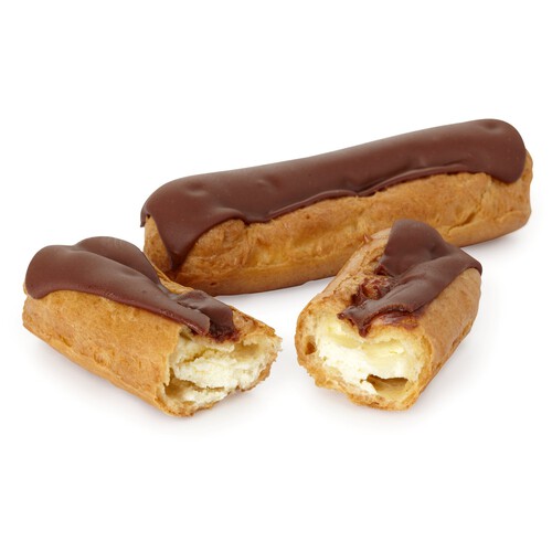 Morrisons Large Chocolate Eclairs 2 Pack thumbnail 2