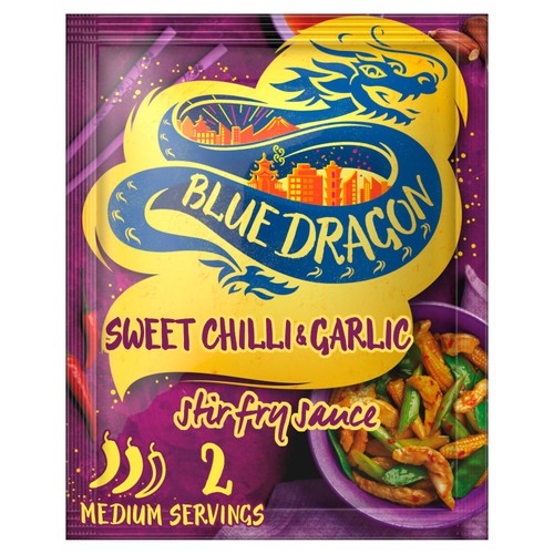 Blue Dragon Sweet Chilli & Garlic Stir Fry Cooking Sauce Medium 120g