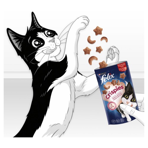 Felix Crispies Cat Treats Salmon & Trout thumbnail 3
