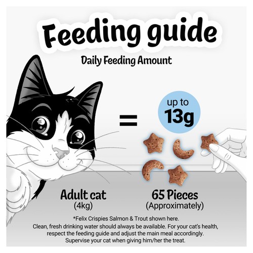 Felix Crispies Cat Treats Salmon & Trout thumbnail 6